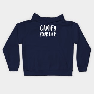 Gamify Your Life | Quotes | Royal Blue Kids Hoodie
